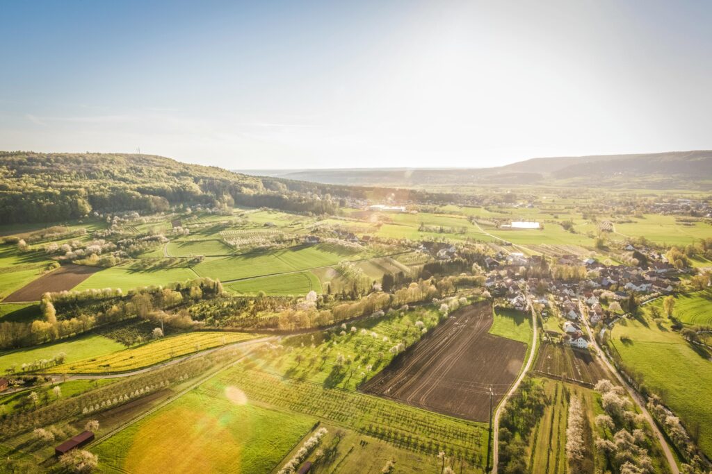 Free stock photo of aerial view, agriculture, agriculture field